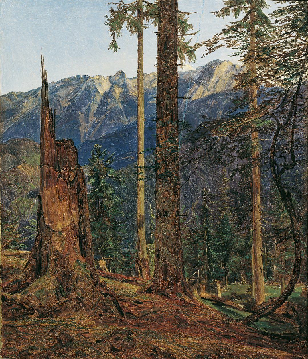 Ischl yakınlarındaki Höllengebirge by Ferdinand Georg Waldmuller