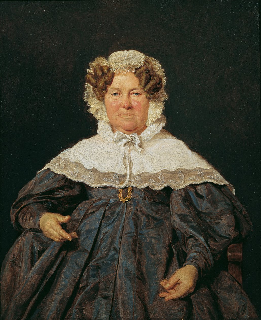 Josephine Schaumburg, geb. stahel by Ferdinand Georg Waldmuller
