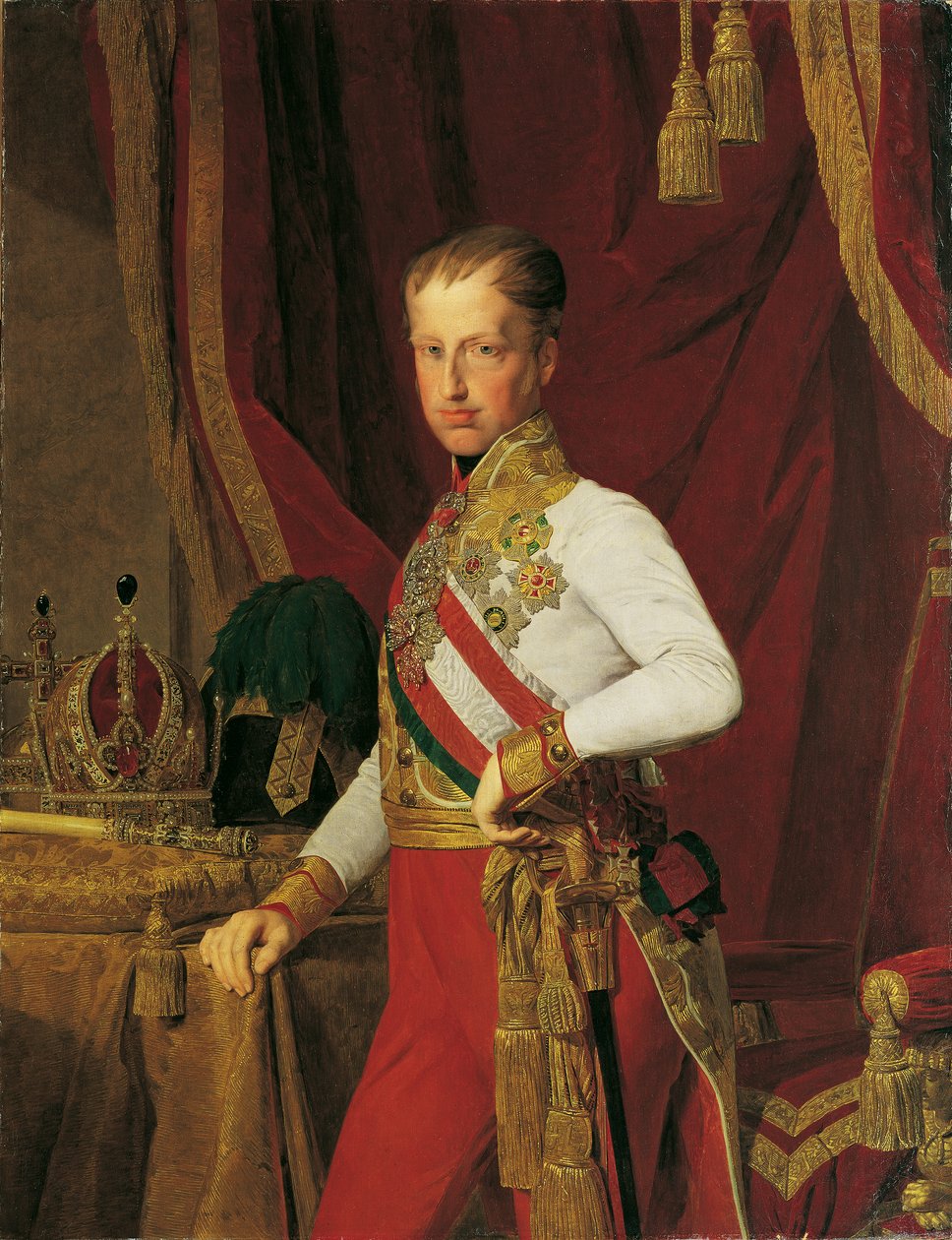 Avusturya İmparatoru I. Ferdinand by Ferdinand Georg Waldmuller