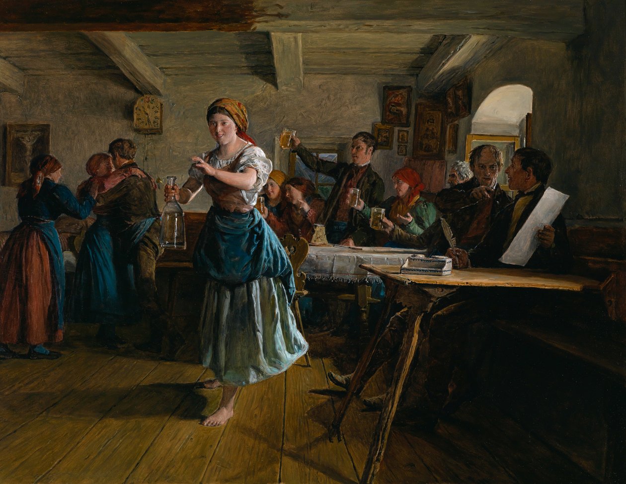 Açılış Dansı, 1863 by Ferdinand Georg Waldmuller
