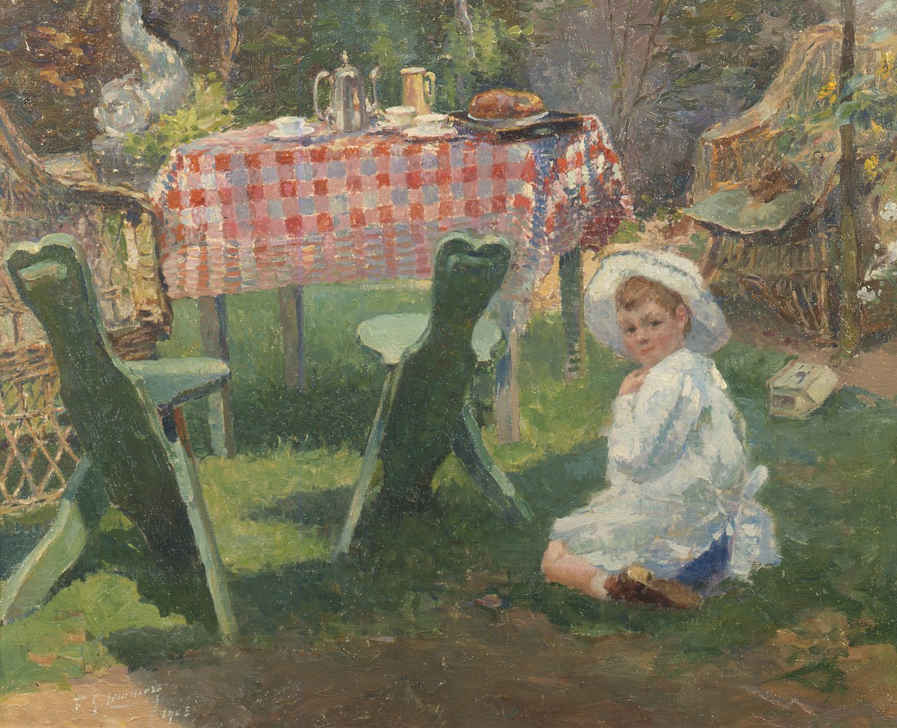 Bahçede by Ferdinand George Lemmers