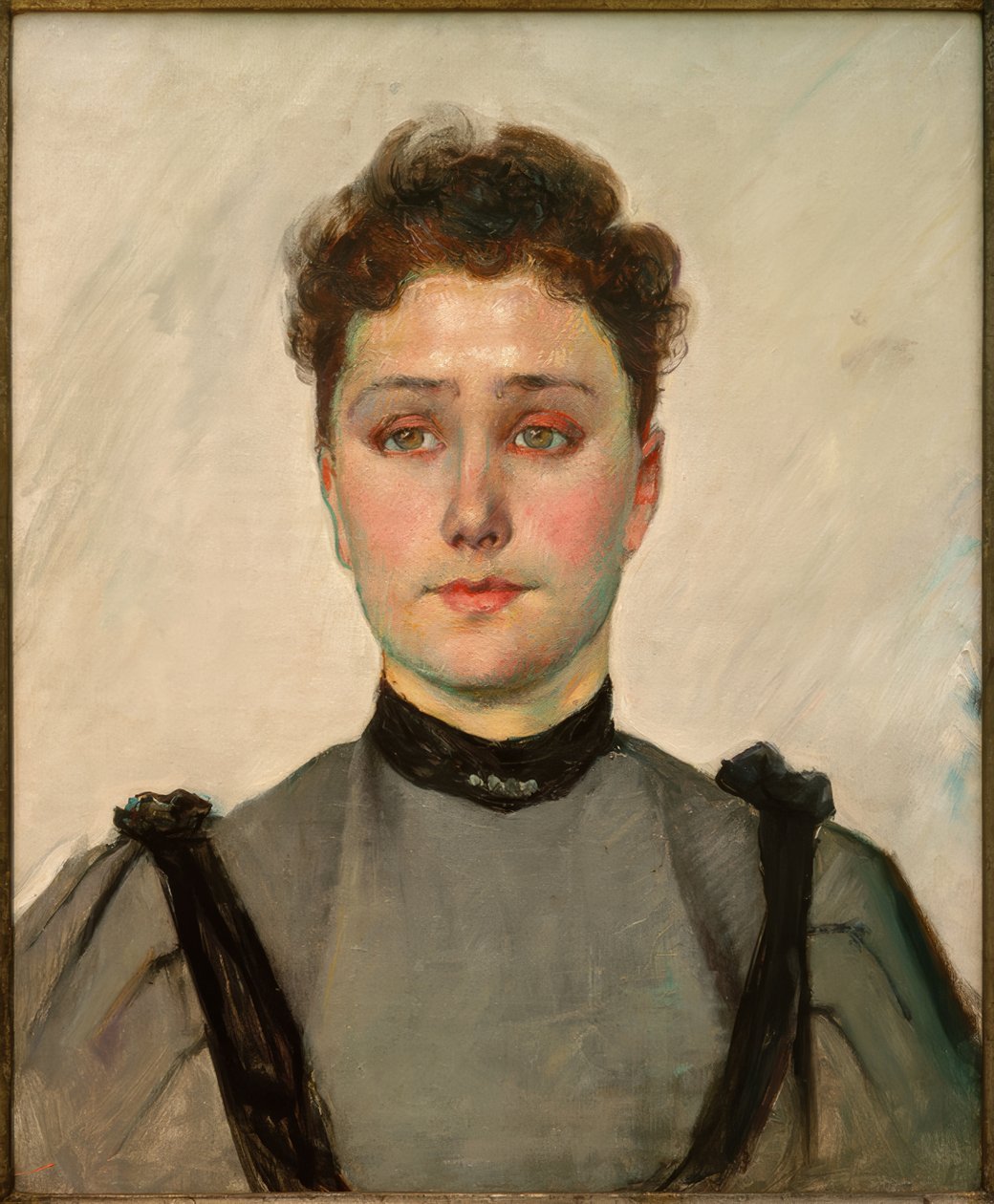genç bir kadın portresi by Ferdinand Hodler