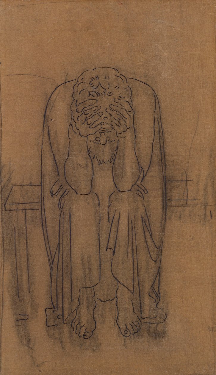 Karanlık Deha; Dunkler Dehası, 1891-2 by Ferdinand Hodler