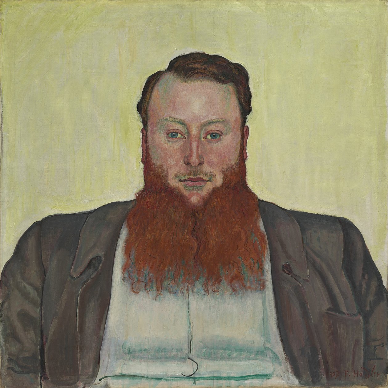 James Vibert, Heykeltıraş, 1907. by Ferdinand Hodler