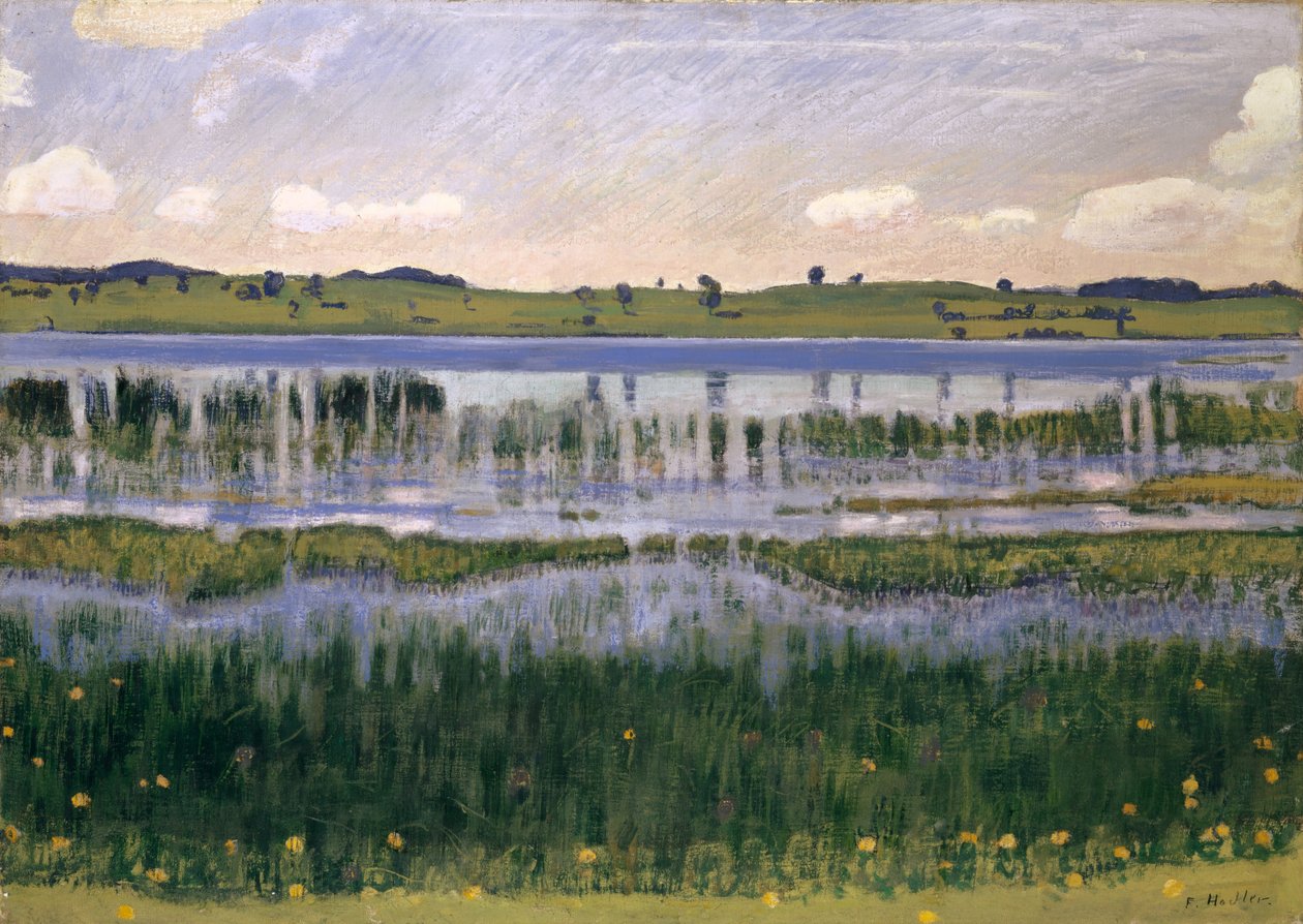 Burgäschi Gölü by Ferdinand Hodler