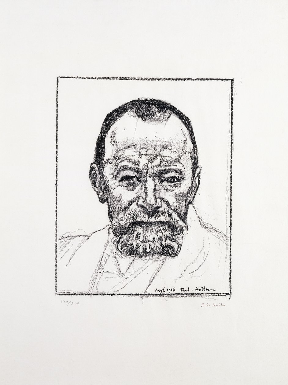 Otoportre, c. 1916-8 by Ferdinand Hodler