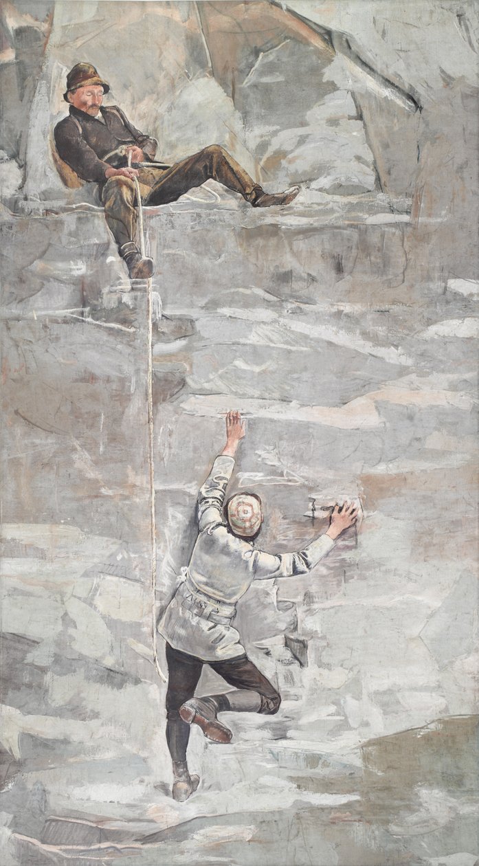 Tırmanış, 1894. by Ferdinand Hodler