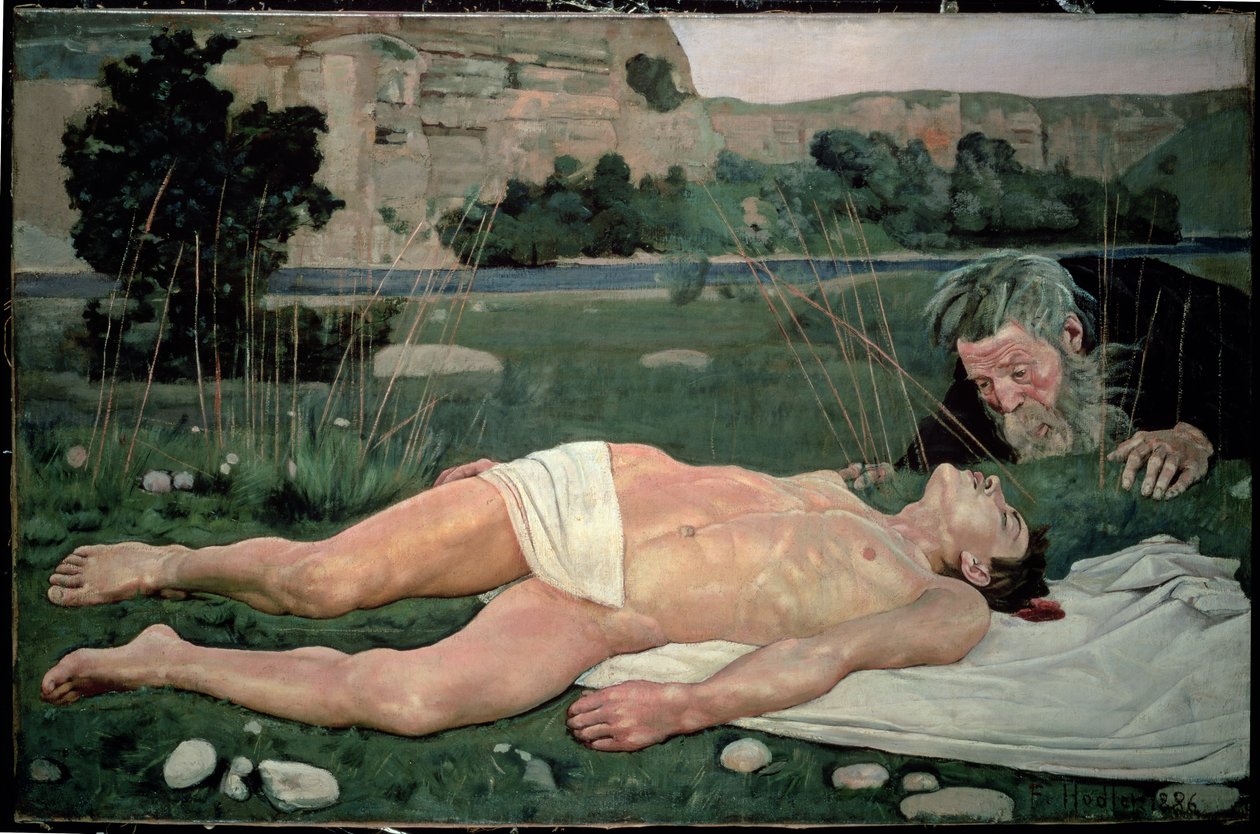 İyi Samiriyeli, 1886 by Ferdinand Hodler