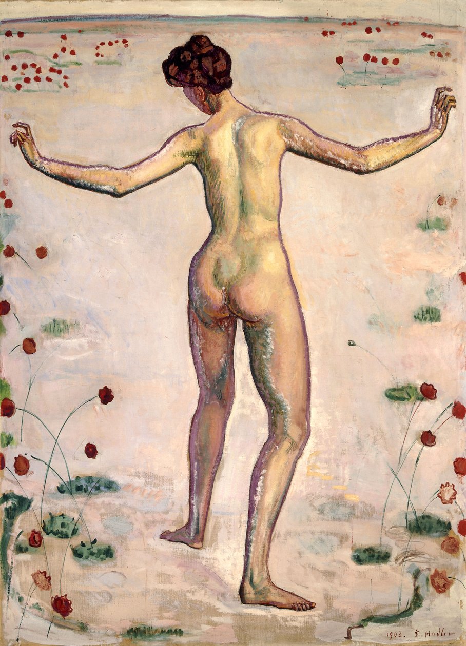 Çizgilerin İhtişamı; Linienherrlichkeit, 1908 by Ferdinand Hodler