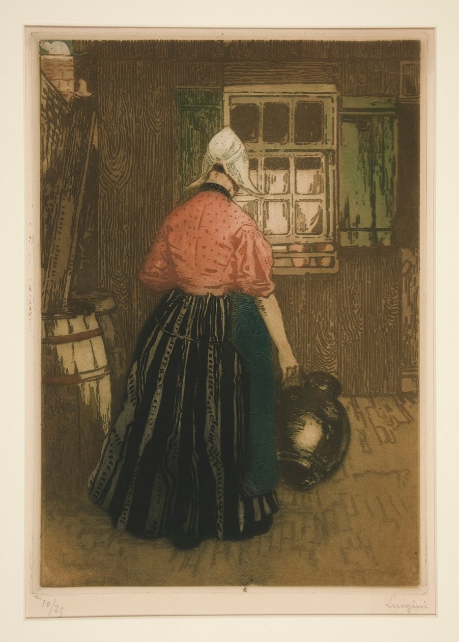 sürahi olan kadın by Ferdinand Jean Luigini
