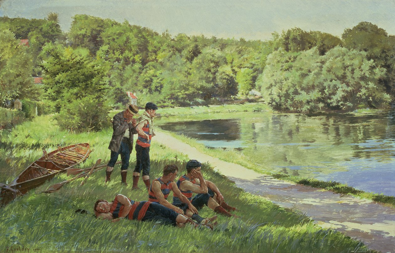 Takım Dinleniyor by Ferdinand Joseph Gueldry
