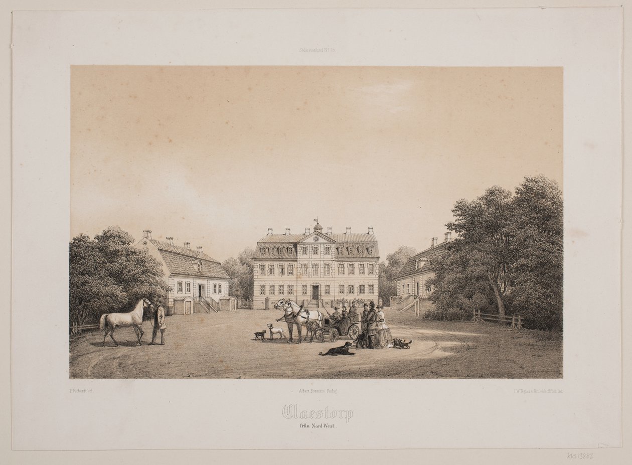 kuzeybatıdan Claestorp by Ferdinand Richardt