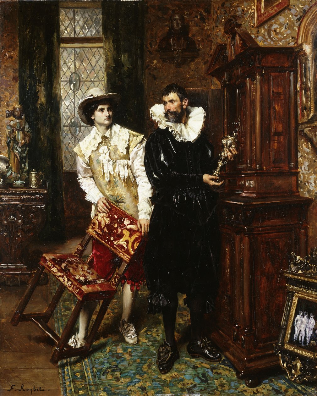 bilenler, by Ferdinand Roybet