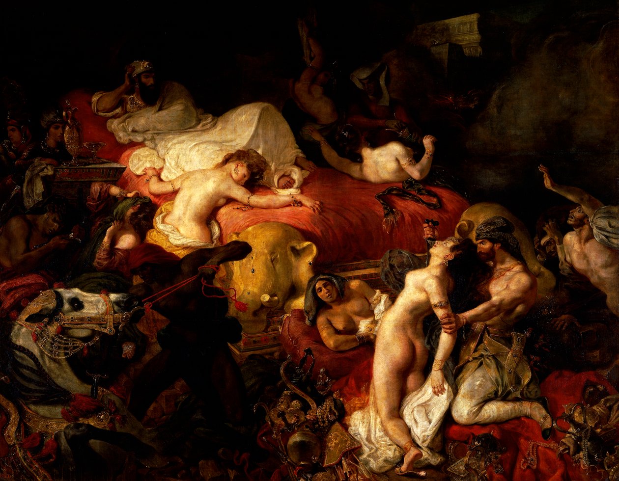 Sardanapalus'un Ölümü by Ferdinand Victor Eugene Delacroix
