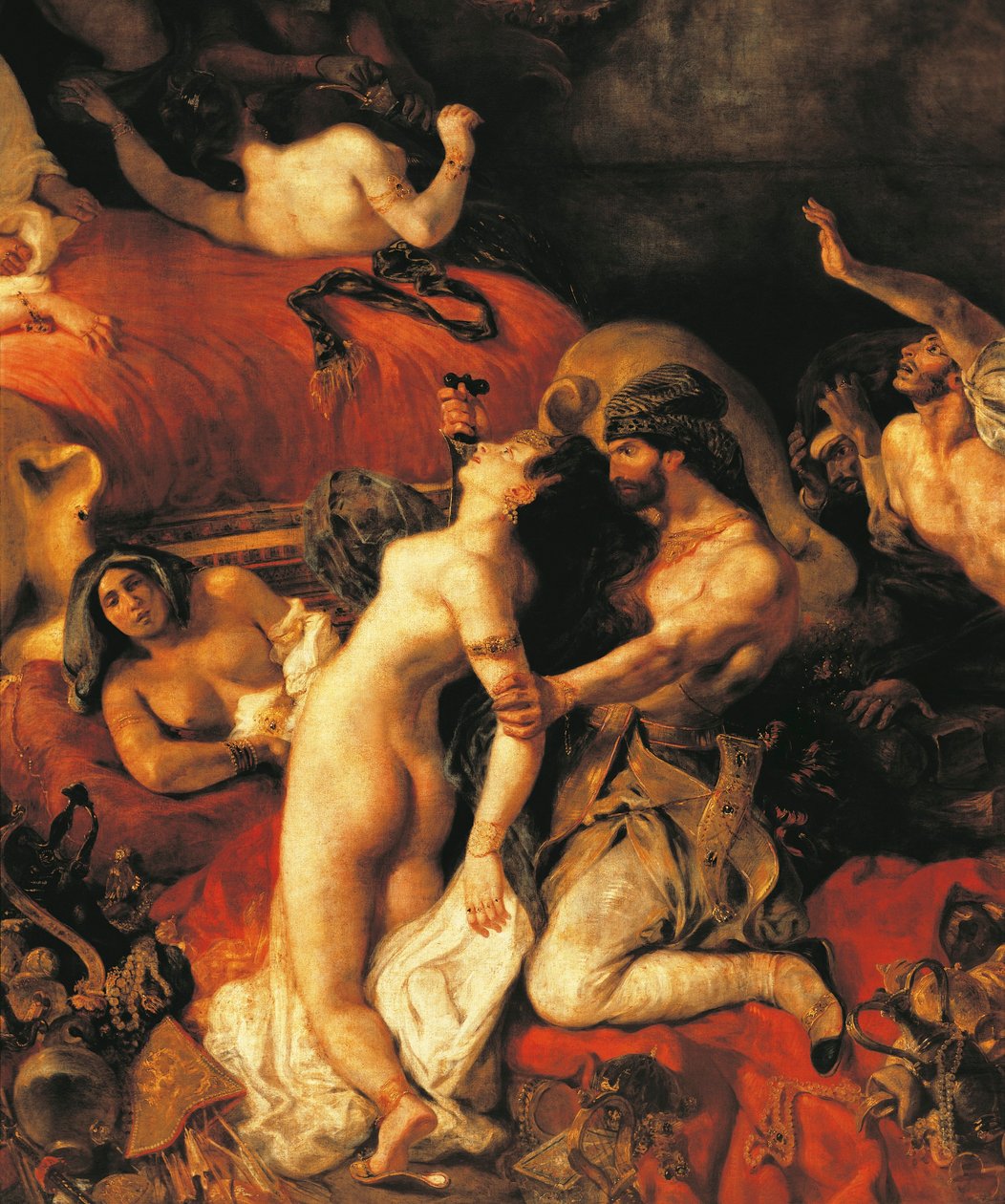 Sardanapalus'un Ölümü by Ferdinand Victor Eugene Delacroix