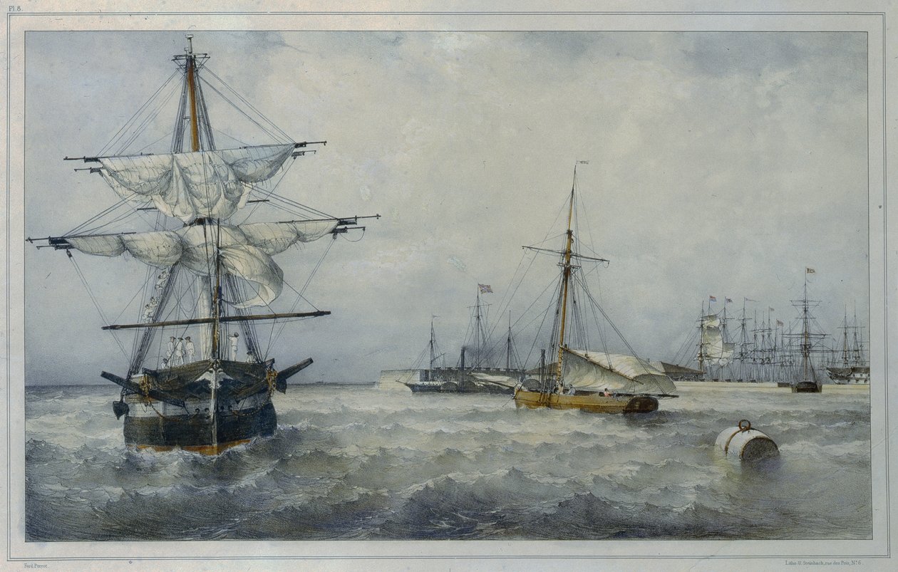 Kronştad by Ferdinand Victor Perrot