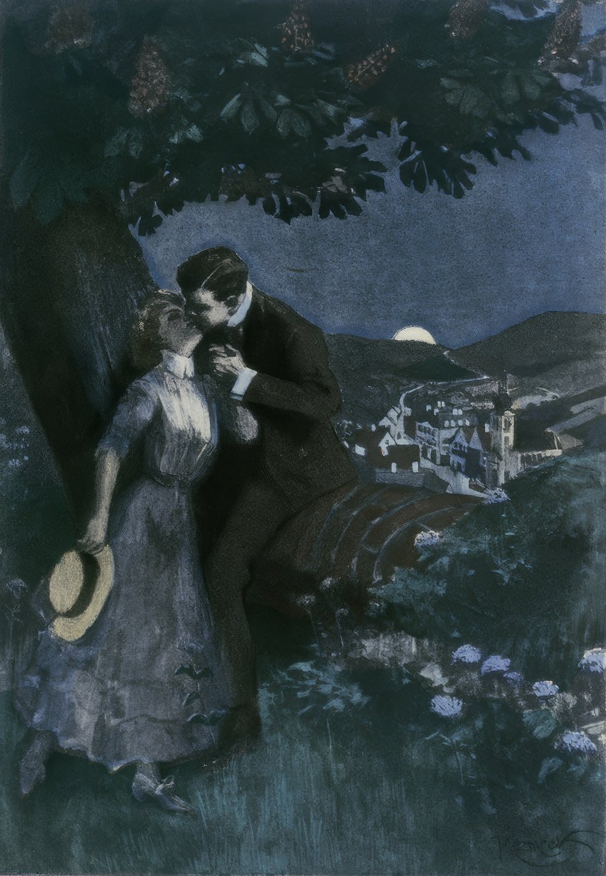 mutlu ayda by Ferdinand von Reznicek
