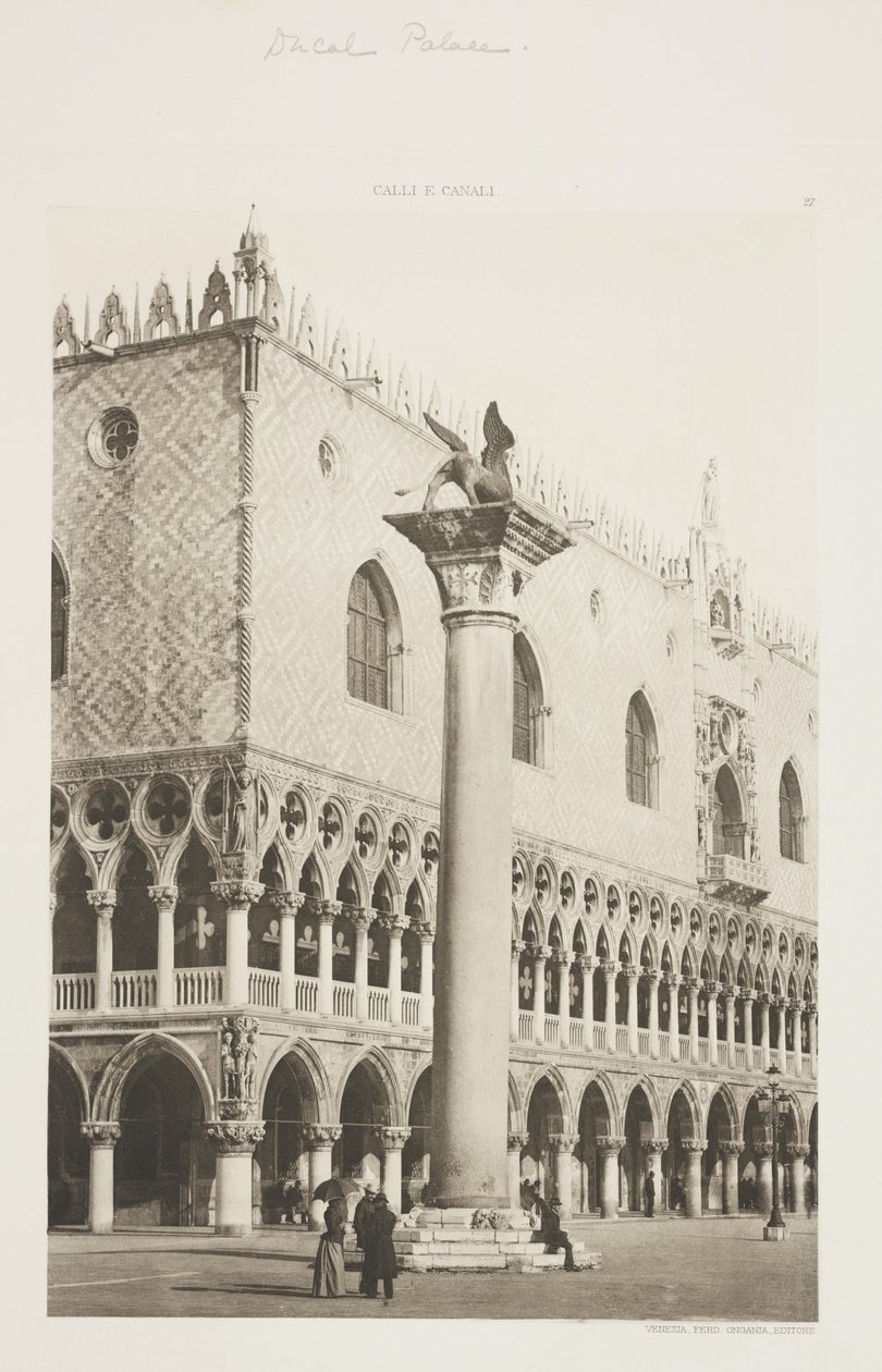 Dükalık Sarayı by Ferdinando Ongania