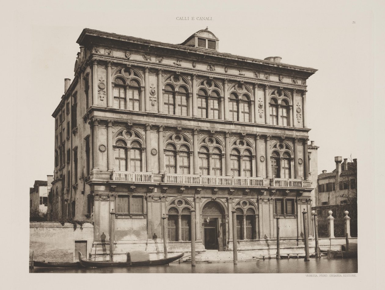 Vendramin Sarayı by Ferdinando Ongania