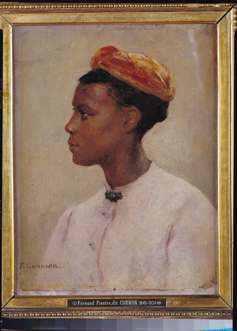 genç zenci kadın by Fernand Cormon
