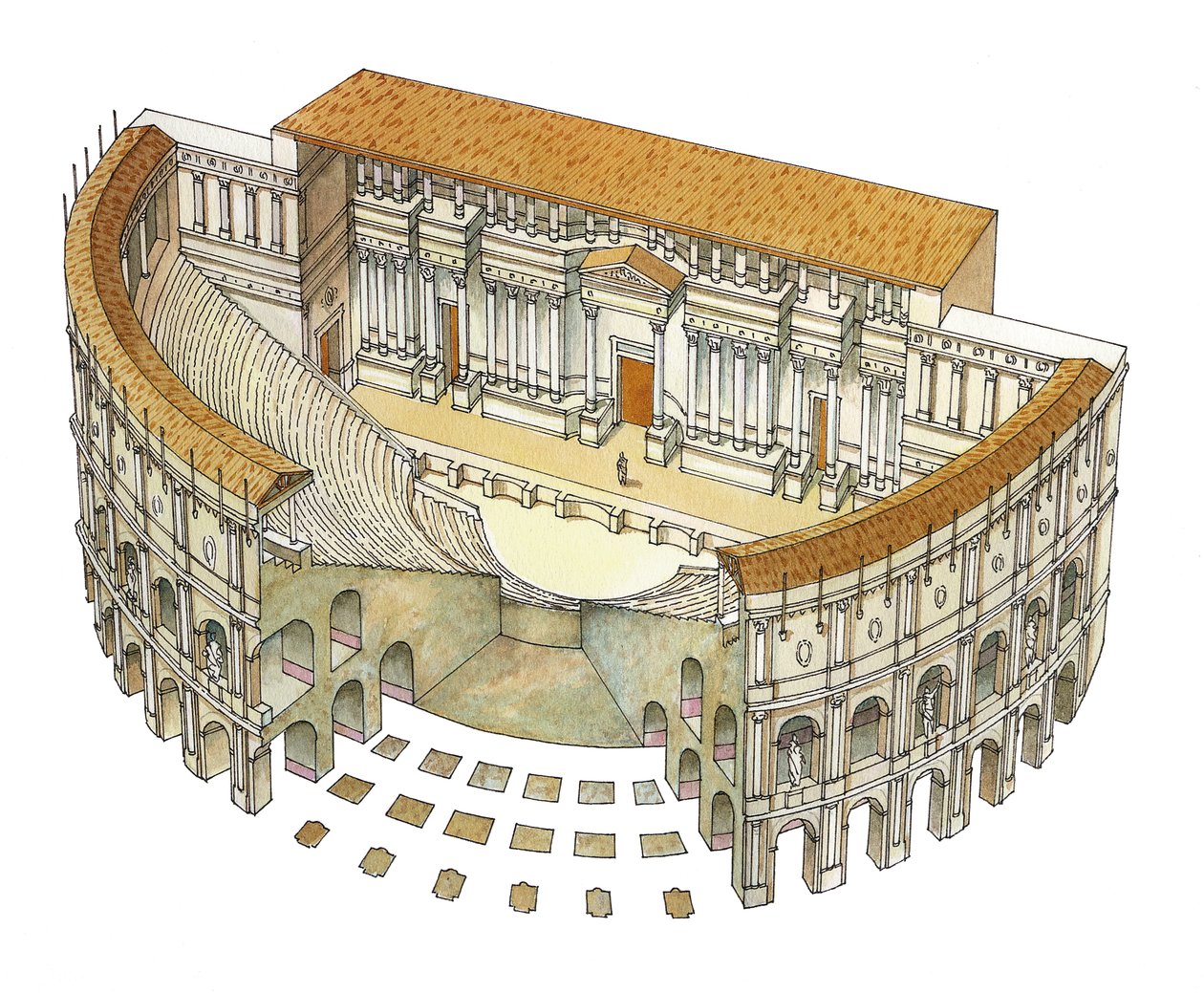 Roma Tiyatrosu by Fernando Aznar Cenamor