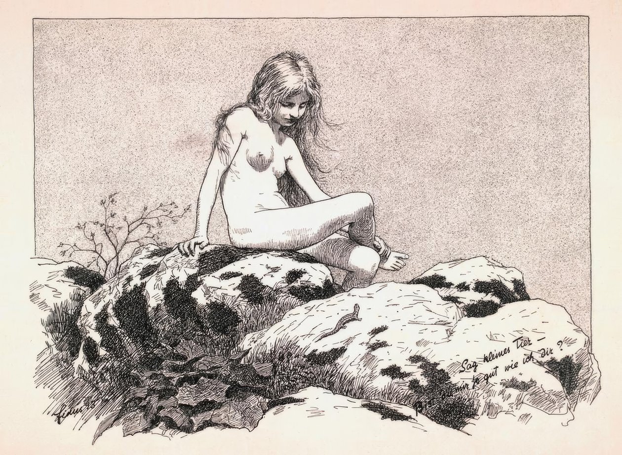 Söyle küçük hayvan (...) by Fidus