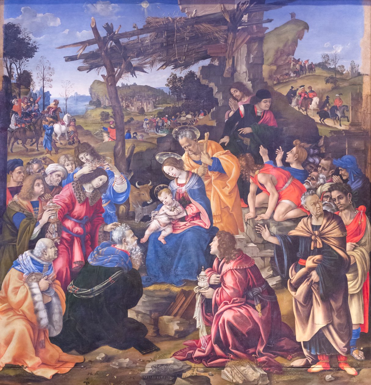 magi'nin hayranlığı by Filippino Lippi