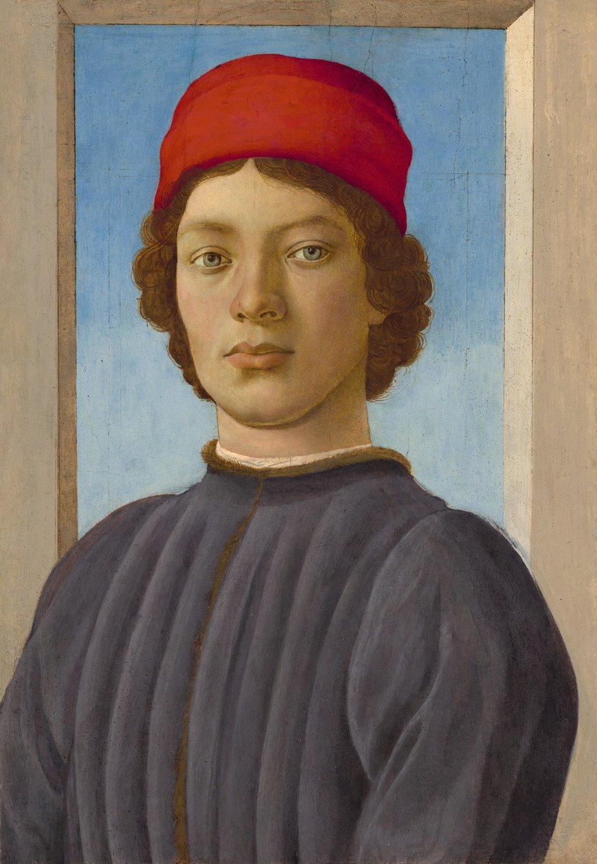 Bir Gençliğin Portresi, c. 1485. by Filippino Lippi