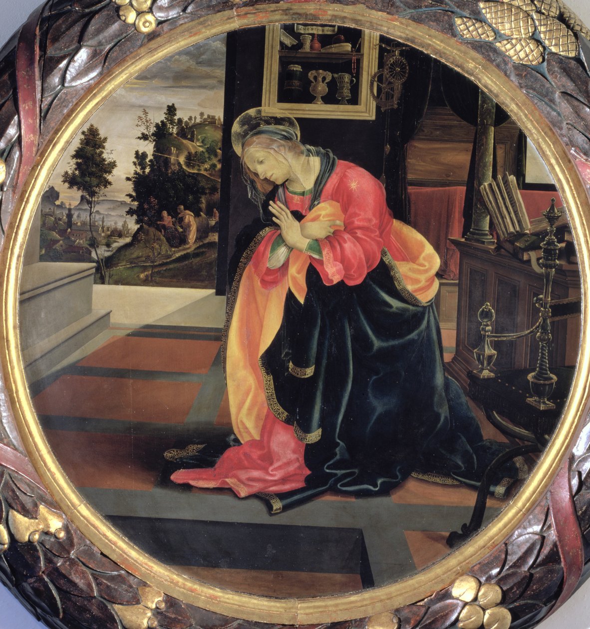 Bakire Müjde, 1483 (panel) by Filippino Lippi