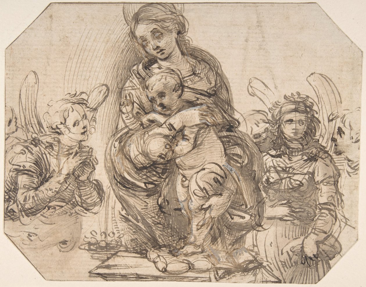 Meleklerin Katıldığı Bakire ve Çocuk, 145758-1504. by Filippino Lippi.