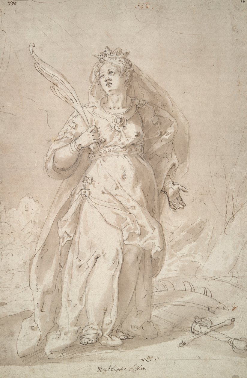 İskenderiye Aziz Catherine by Filippo Bellini