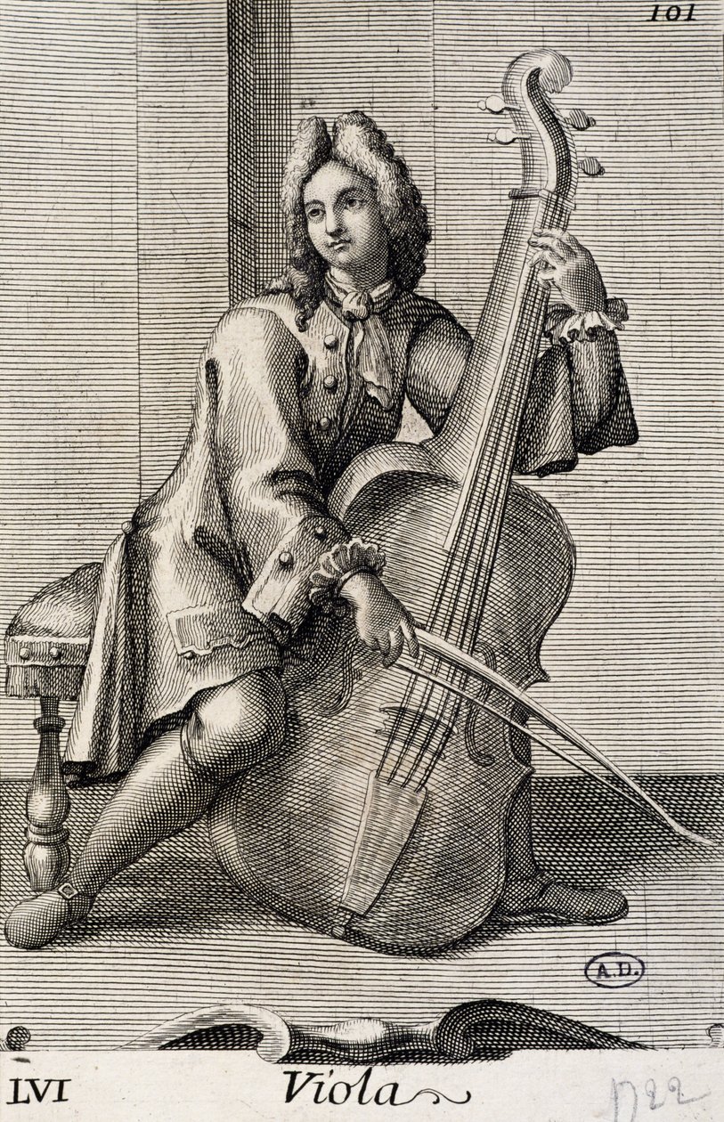adam viyola çalıyor by Filippo Bonanni