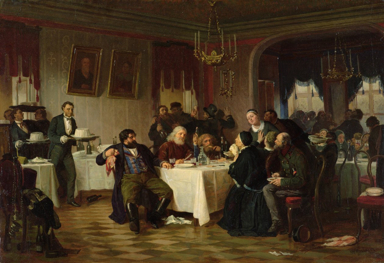 Restorant by Firs Sergeevich Zhuravlev