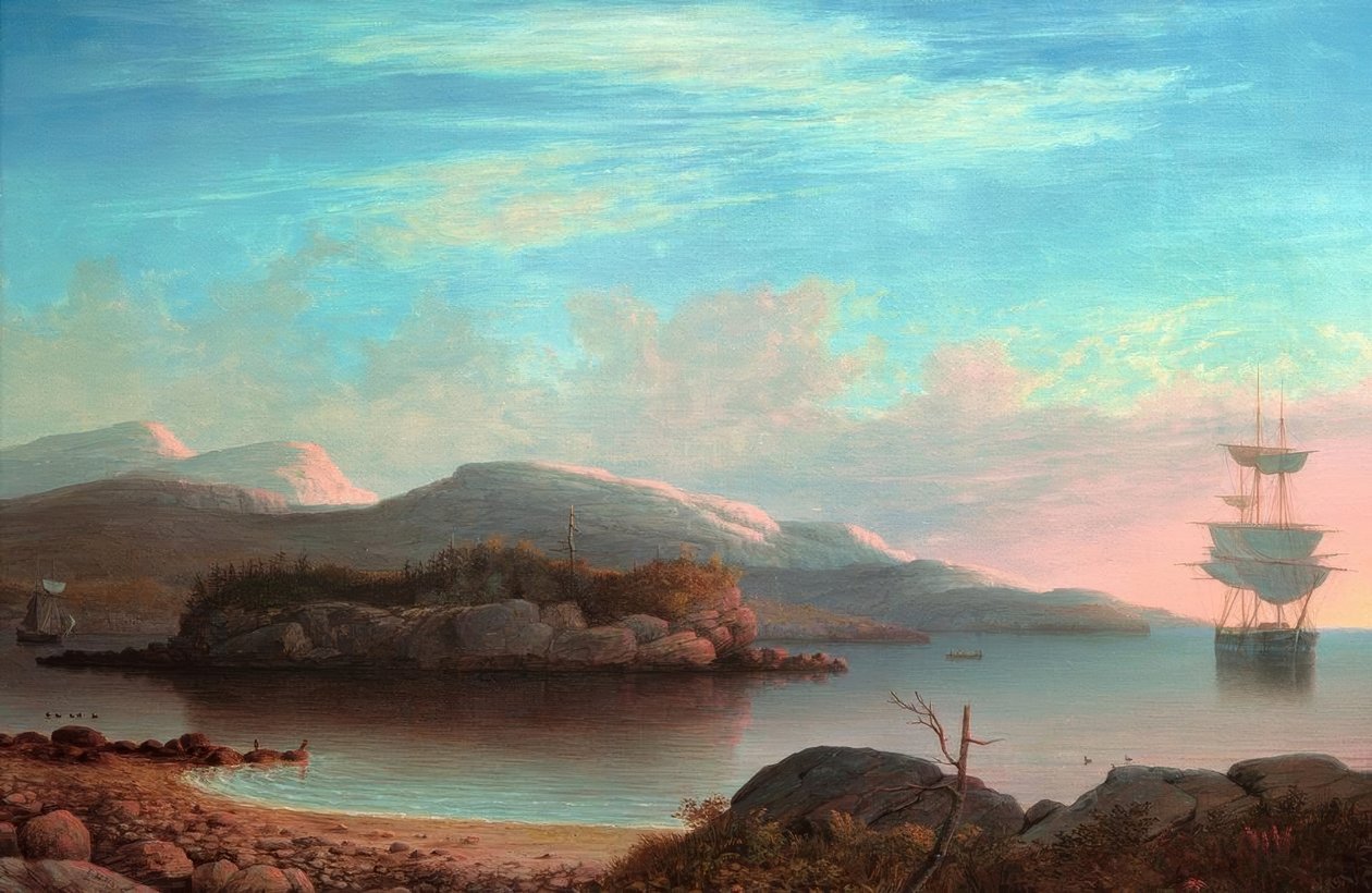 Vor Dağı Çöl Adası by Fitz Henry Lane