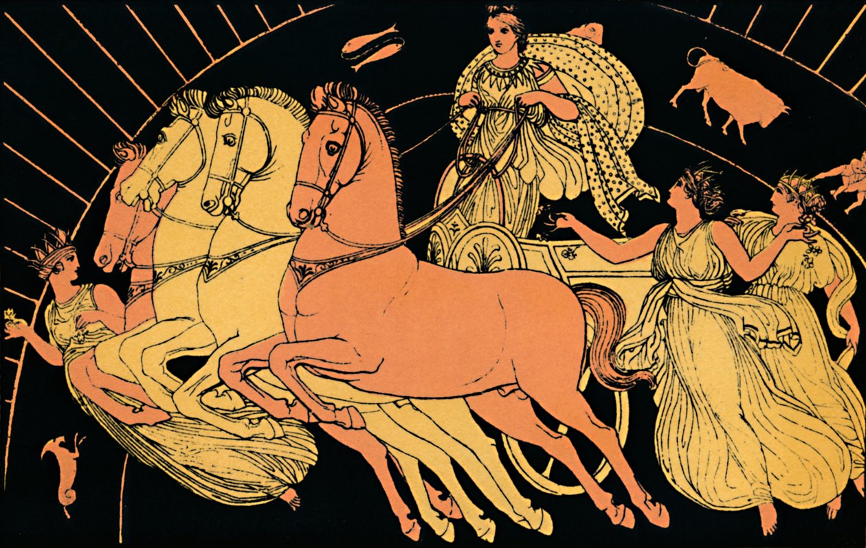 Sabahın Atları, 1880 by Flaxman