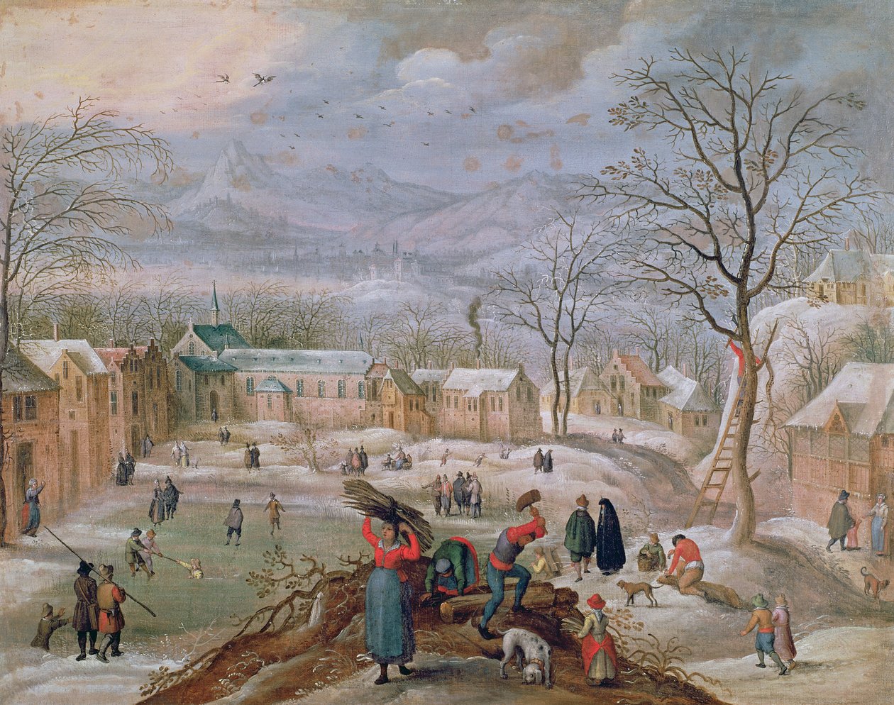 Kış mevsimi by Flemish School