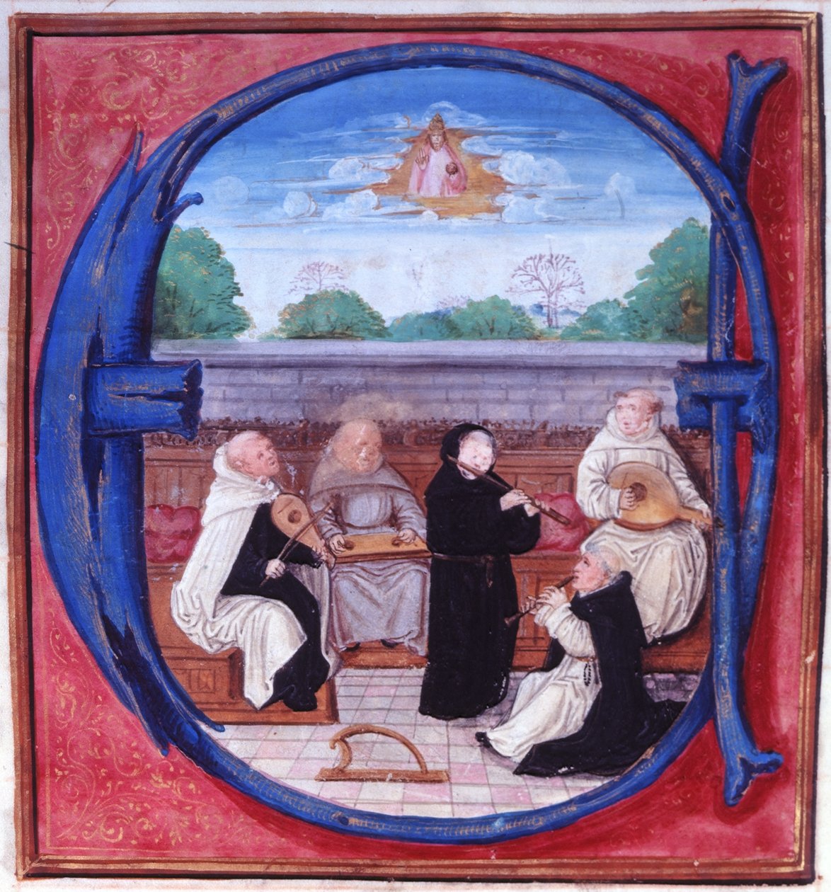 Add.15426 fol.86 Beş Düzenin Konseri by Flemish School