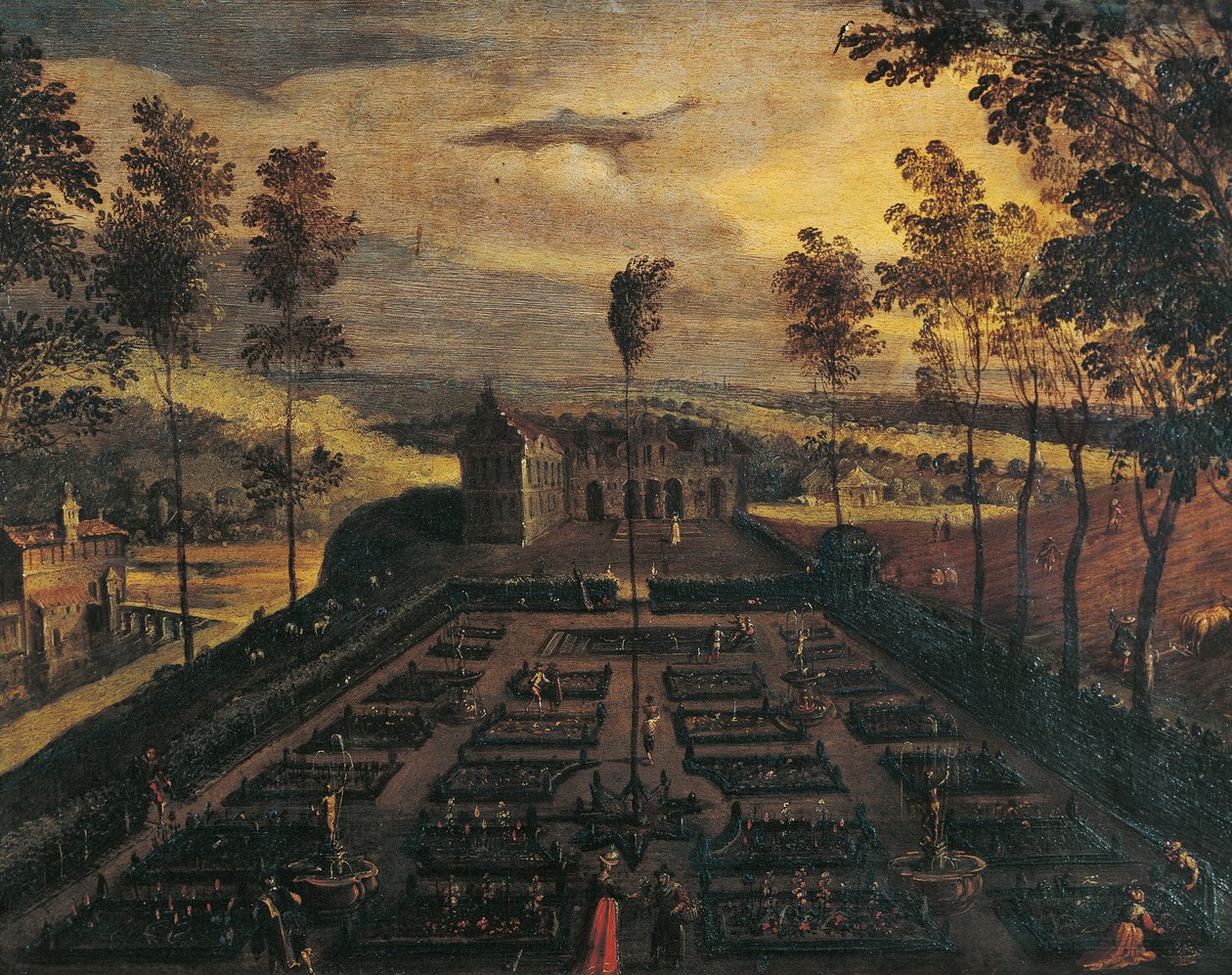 Bir İtalyan Bahçesi by Flemish School