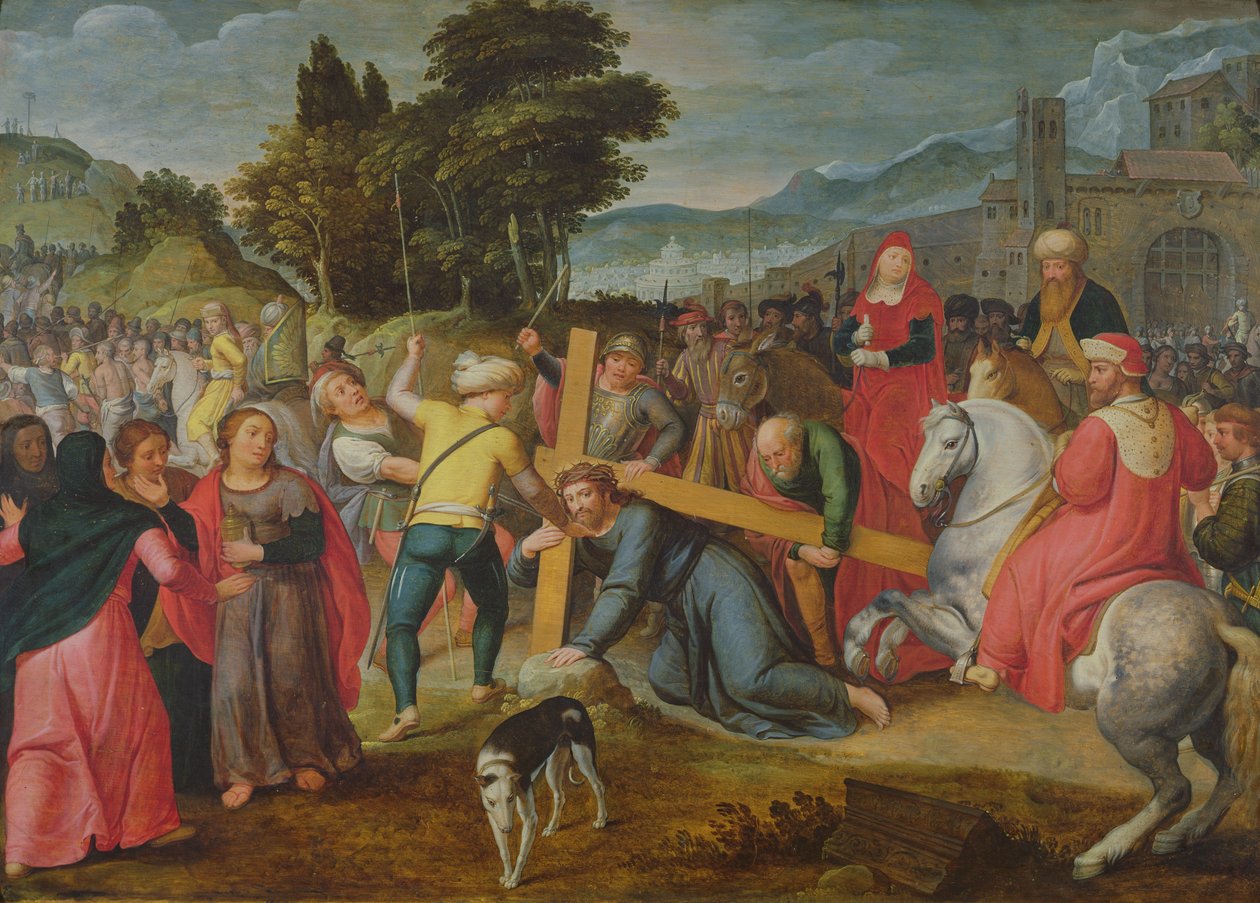 Haç taşımak by Flemish School