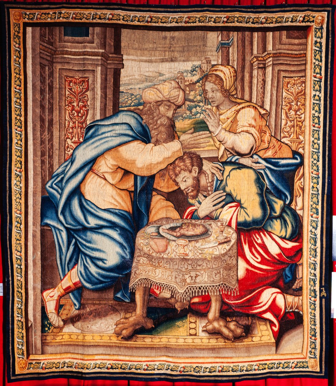 Flaman halısı. 17. yüzyıl. by Flemish School