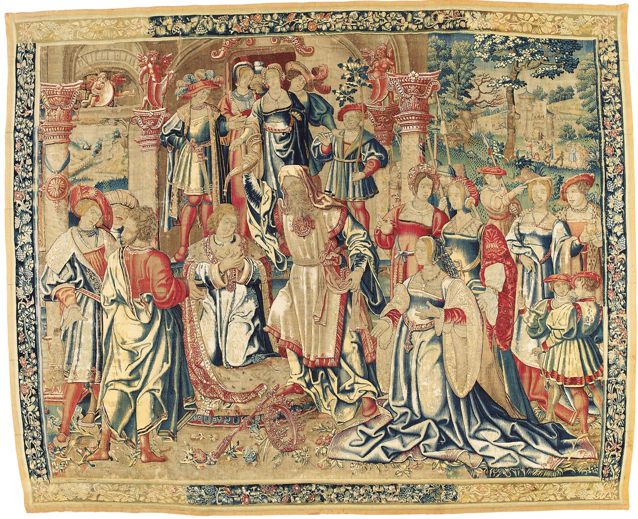 Fransız-Flaman İncil goblen, c.1510-30 by Flemish School