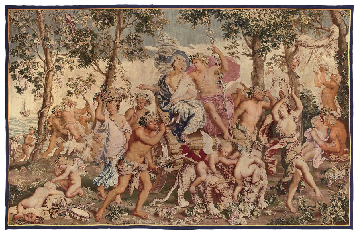 Mitolojik duvar halısı, 17. yüzyıl sonu by Flemish School