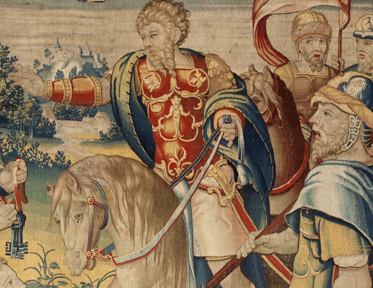 Hannibal'in Tarihi, c.1570 (goblen) by Flemish School