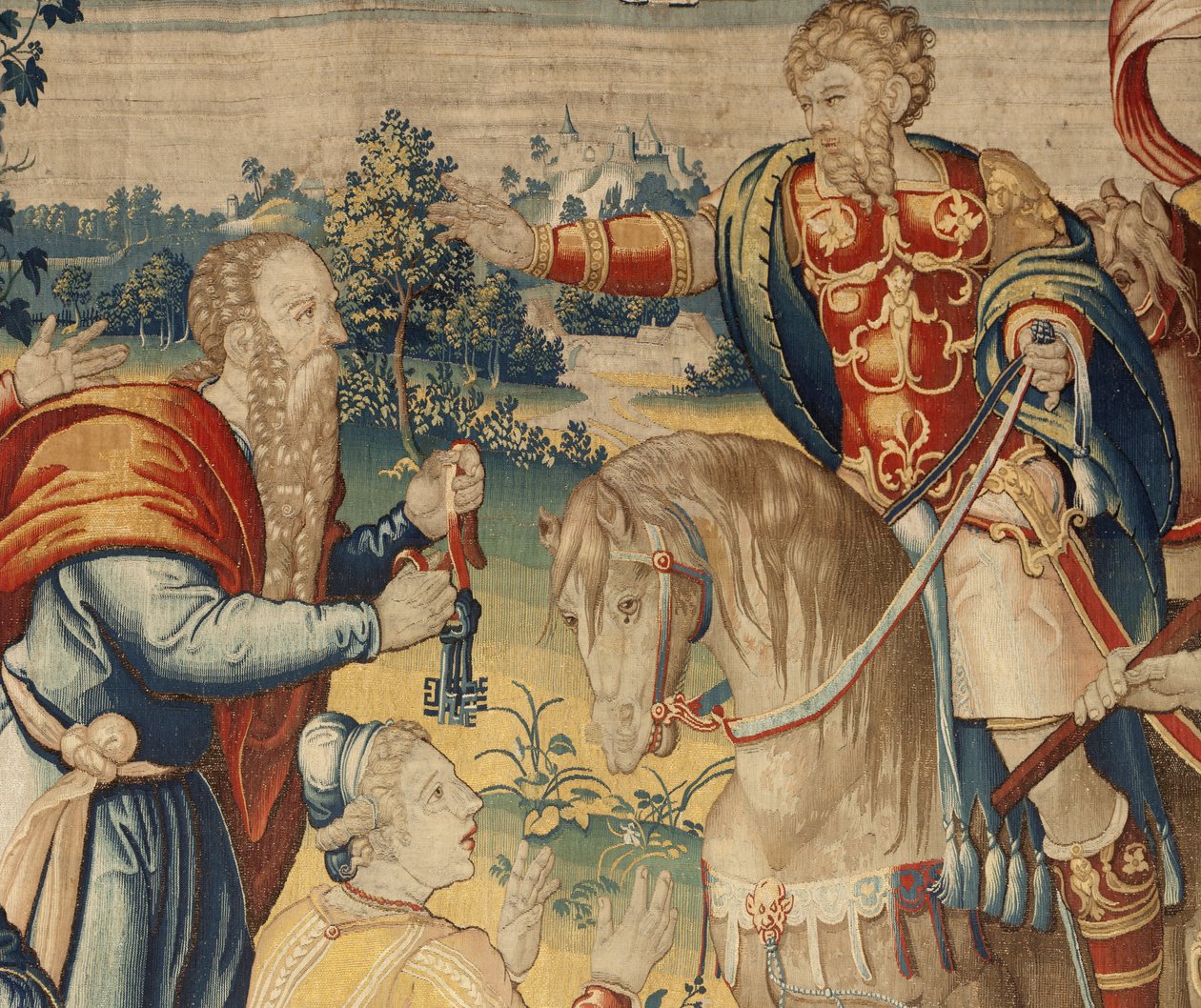 Hannibal'in Tarihi, c.1570 (goblen) by Flemish School