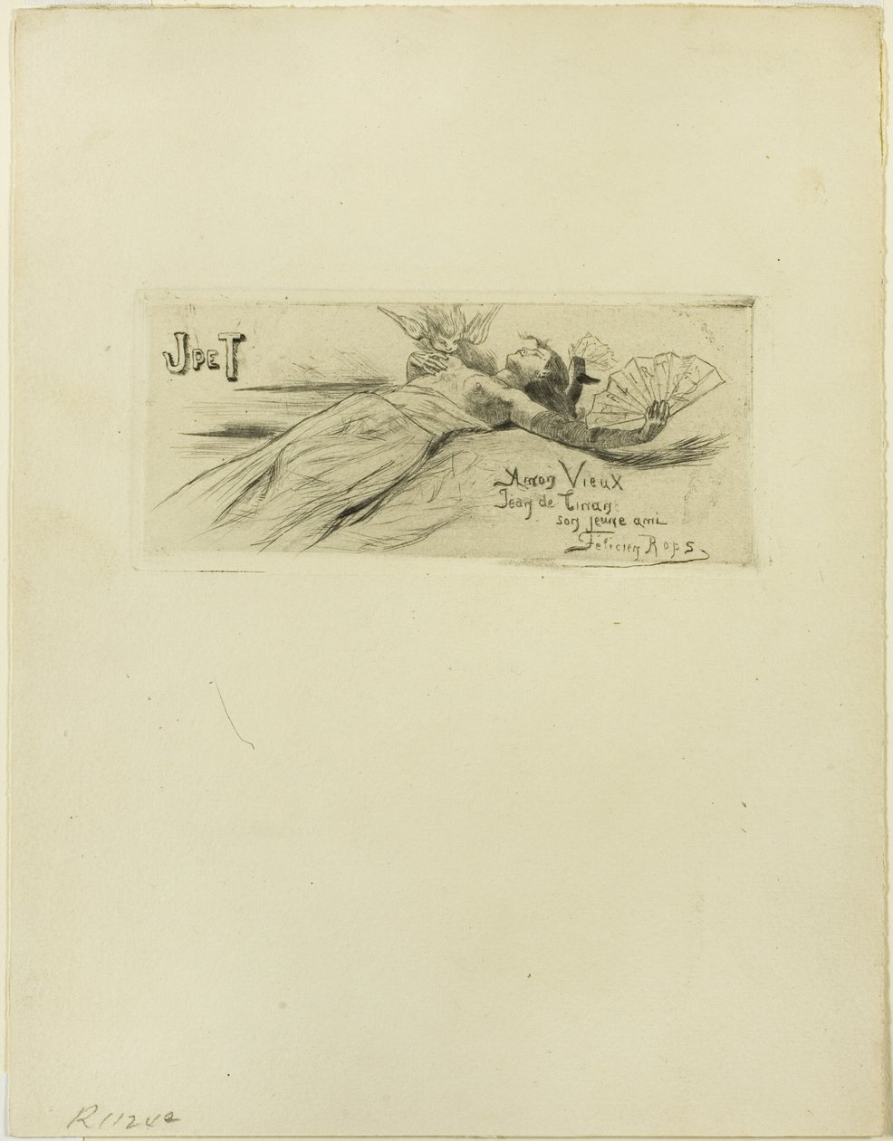 Flört by Félicien Rops