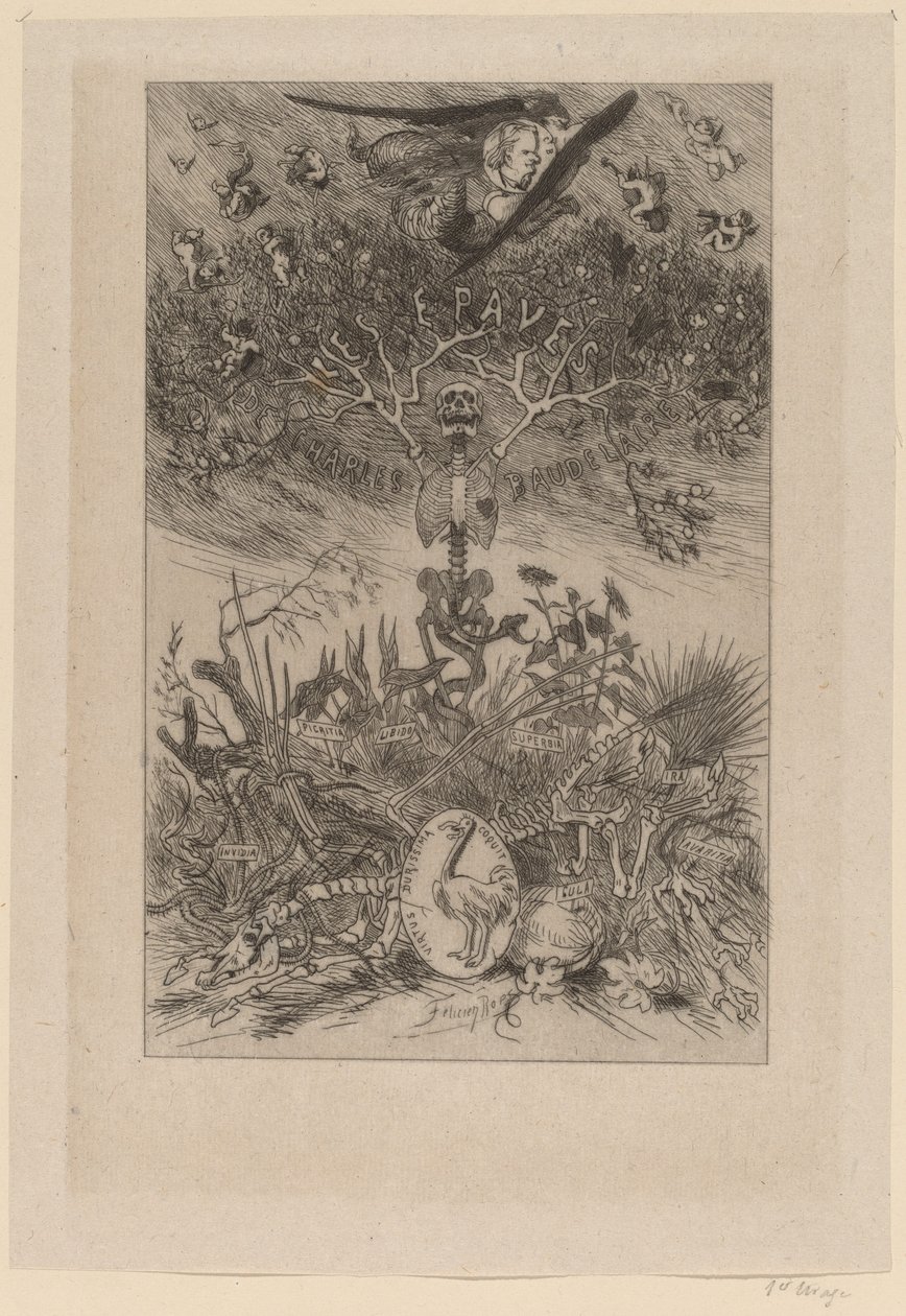 Frontispiece: Waifs (Les Epaves) by Félicien Rops