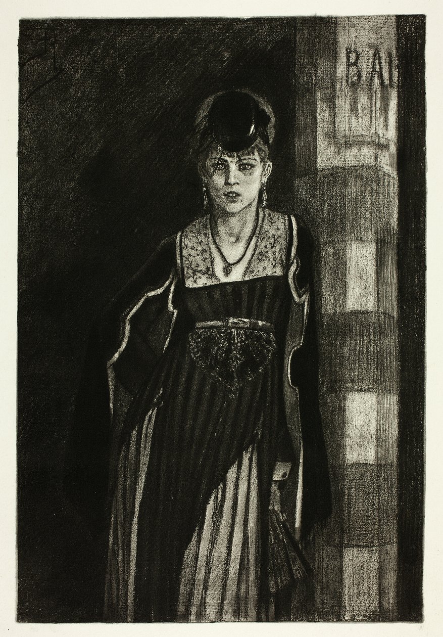 Absinthe İçici by Félicien Rops