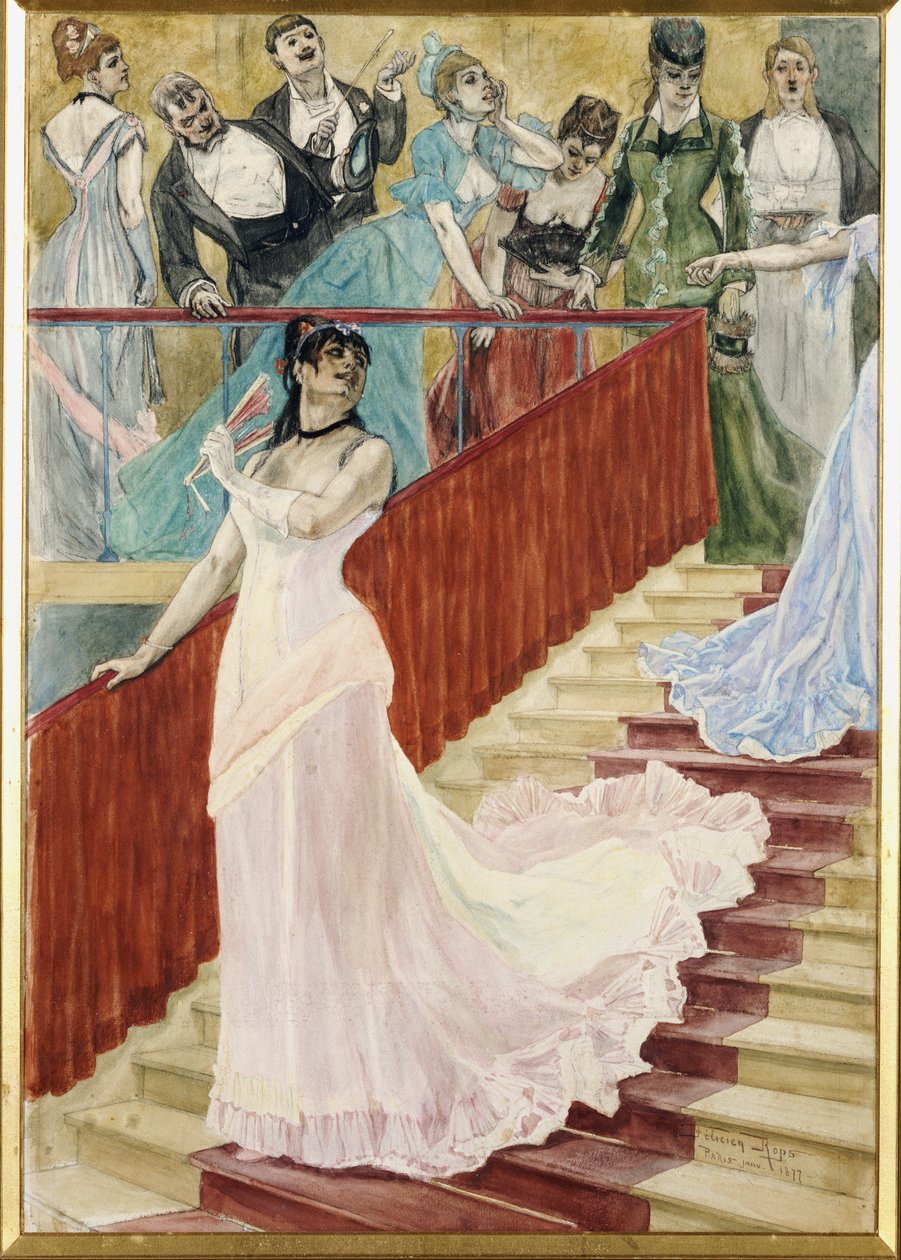 Sıra, 1877 by Félicien Rops