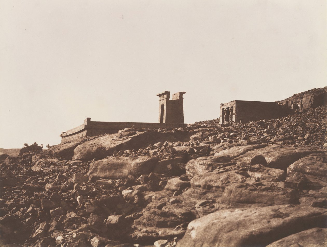 Dandur, Nubia, 1851. by Félix Teynard