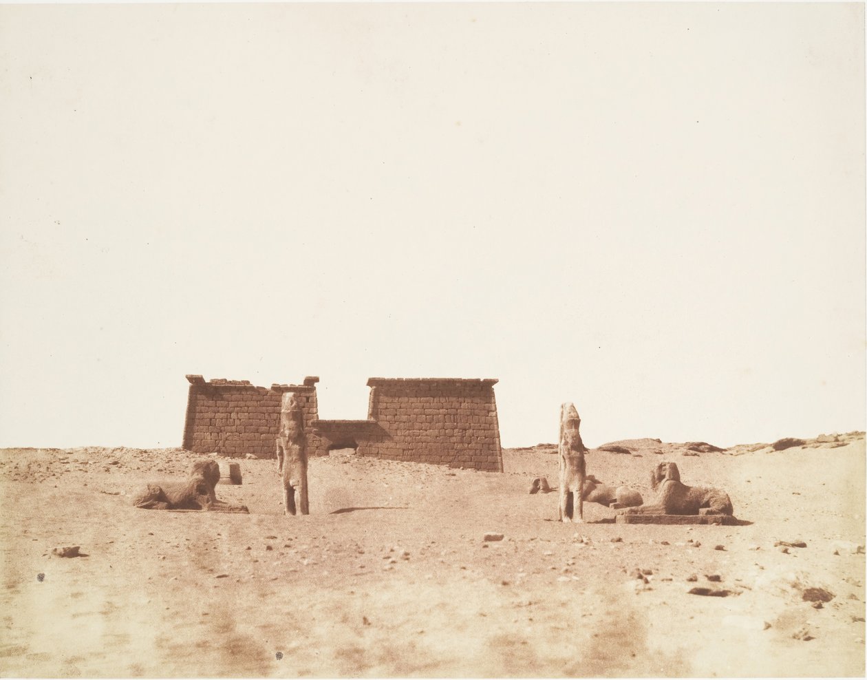 Sébôuah, Tapınağın Genel Görünümü, 1851
